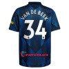 Virallinen Fanipaita Manchester United Donny van de Beek 34 Kolmas Pelipaita 2021-22 - Miesten